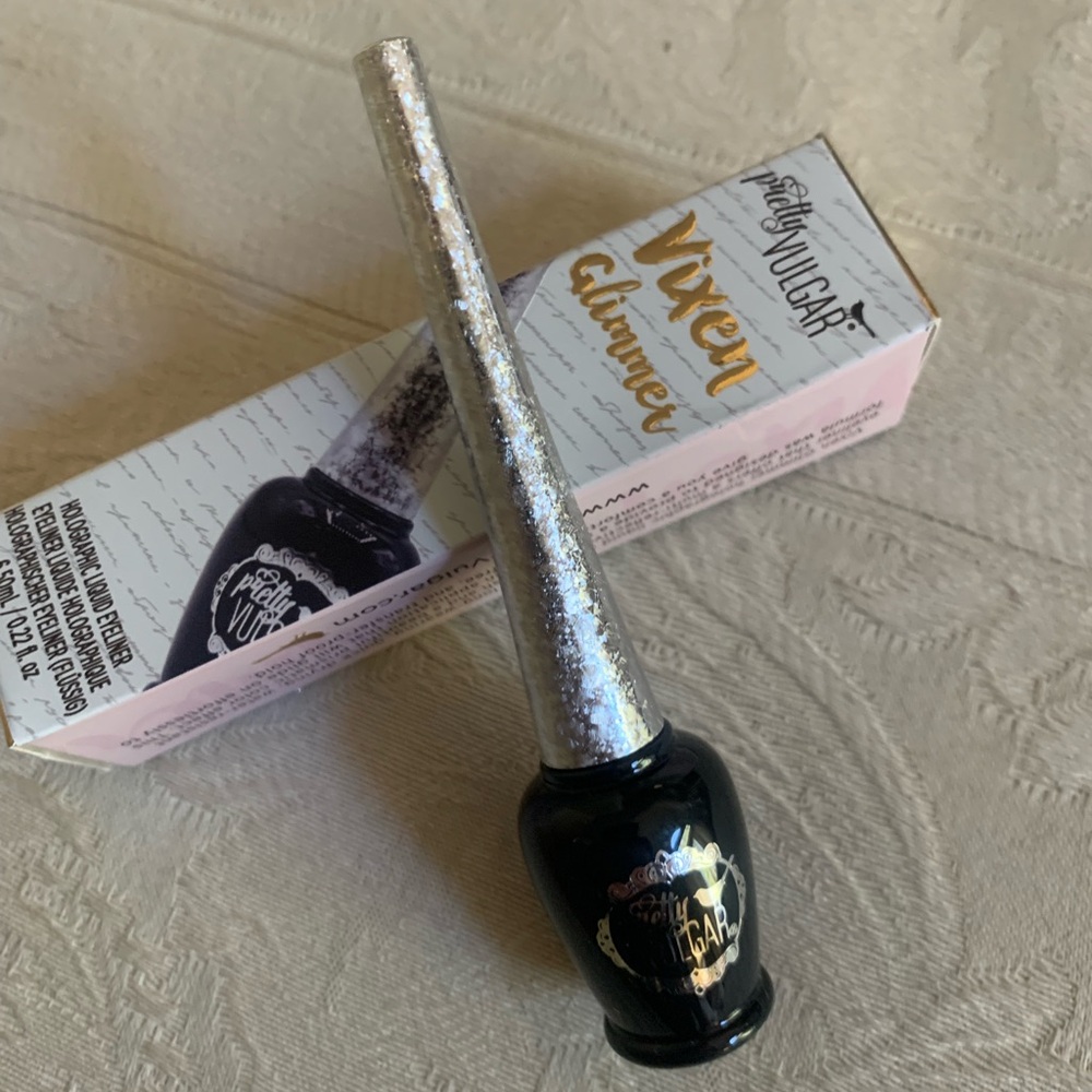 Pretty Vulgar Holographic Liquid Eyeliner Vixen Glimmer 122 BNIB